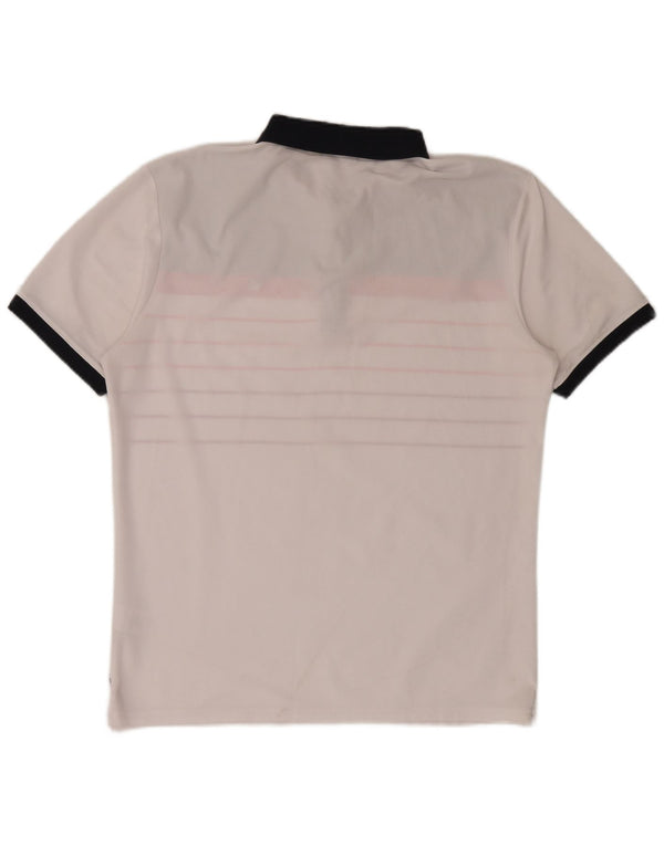 Calvin Klein Polo Homme Grand Blanc Colorblock Polyester