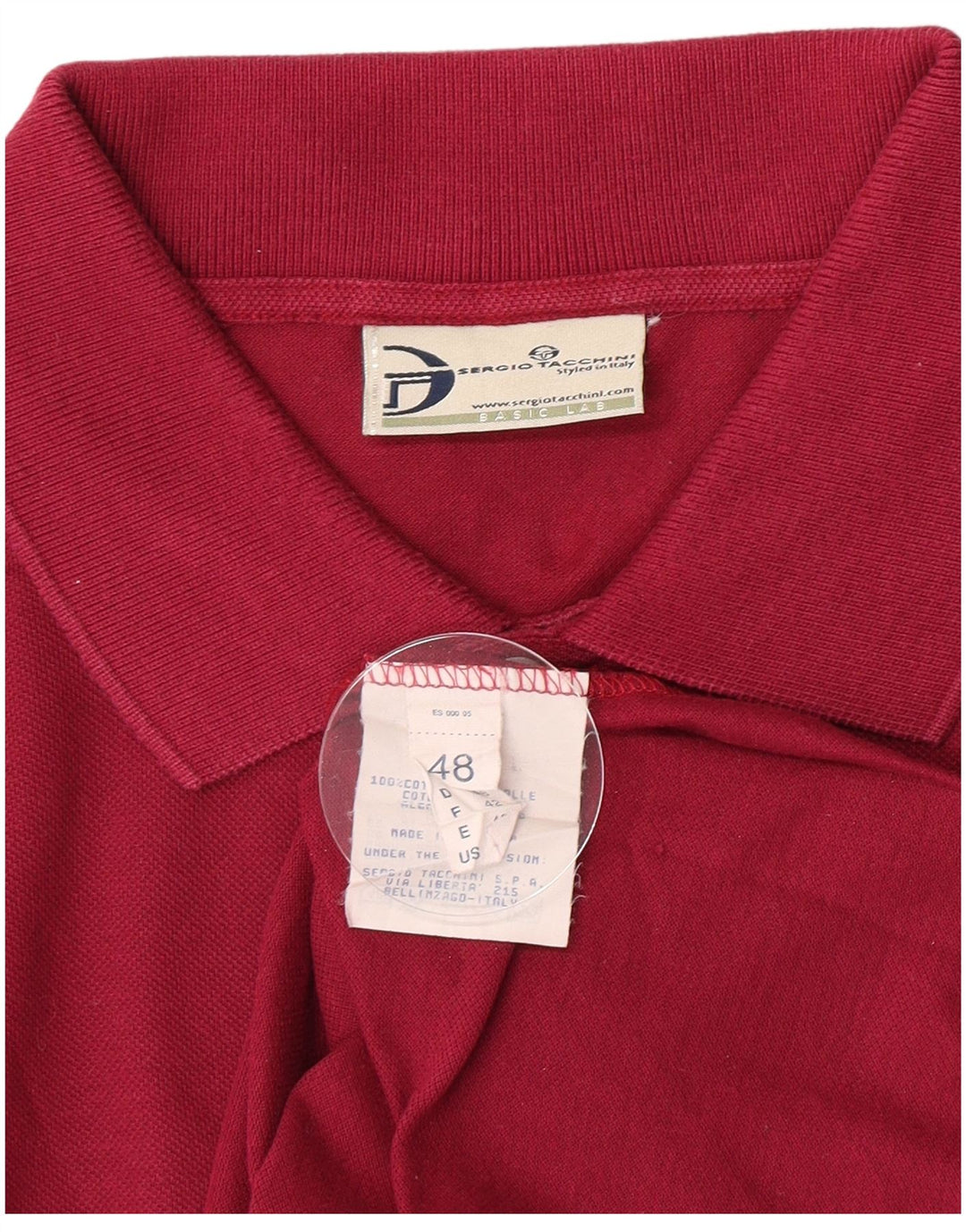 Sergio Tacchini Polo Homme IT 48 Coton Marron Moyen
