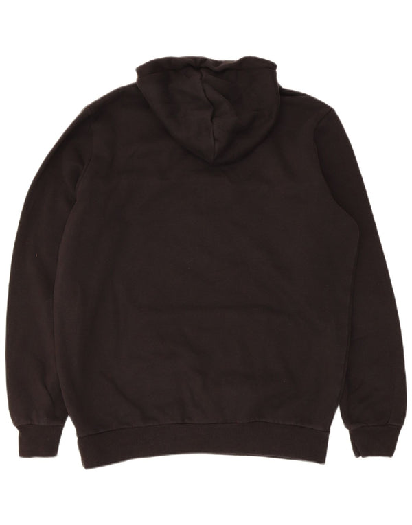 Puma Pull à capuche pour homme en coton noir moyen