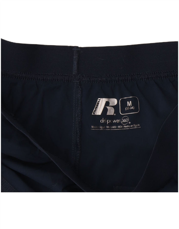 RUSSELL ATHLETIC Short de Sport Dri-Power Homme Bleu Marine Moyen