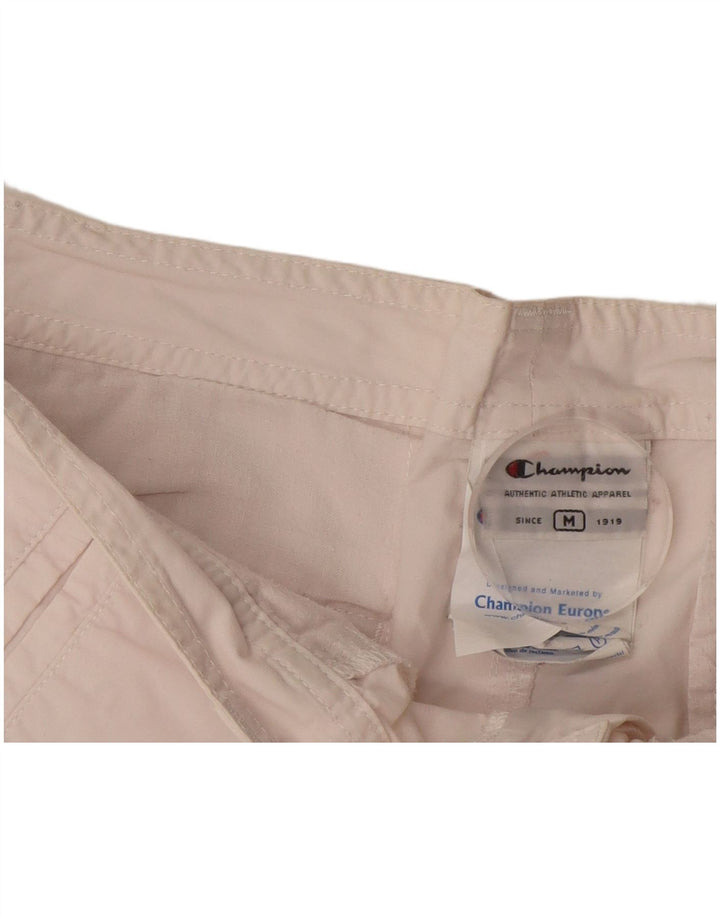CHAMPION Short décontracté pour femme Medium W30 en coton blanc cassé