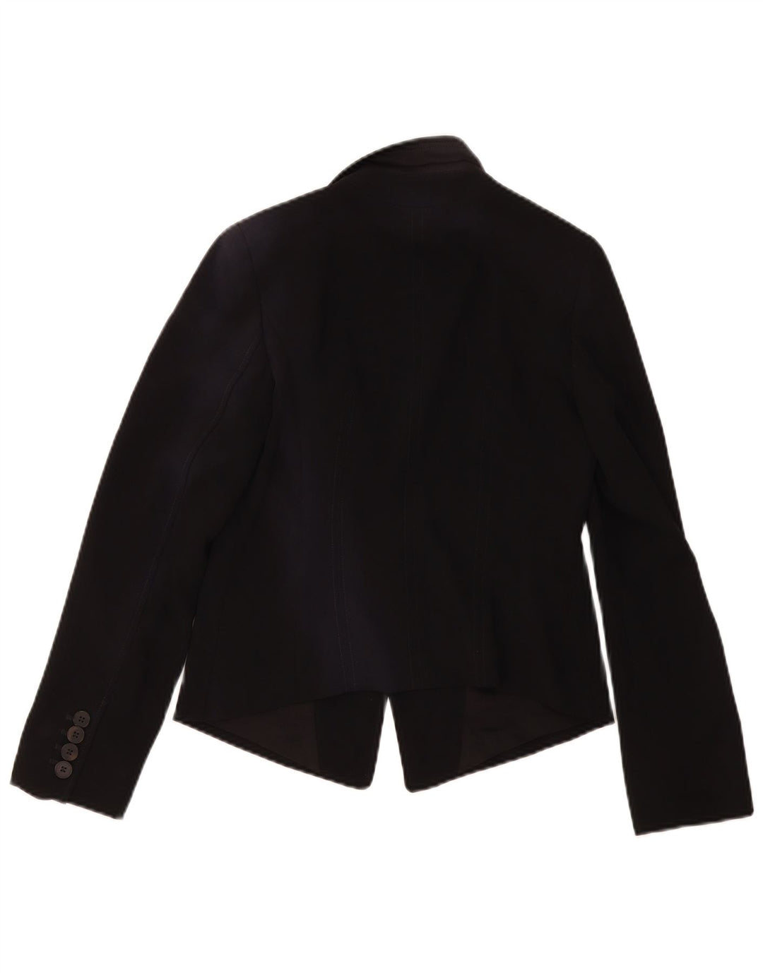 Marella Veste Blazer 1 Bouton pour Femme UK 8 Petit Noir Polyester