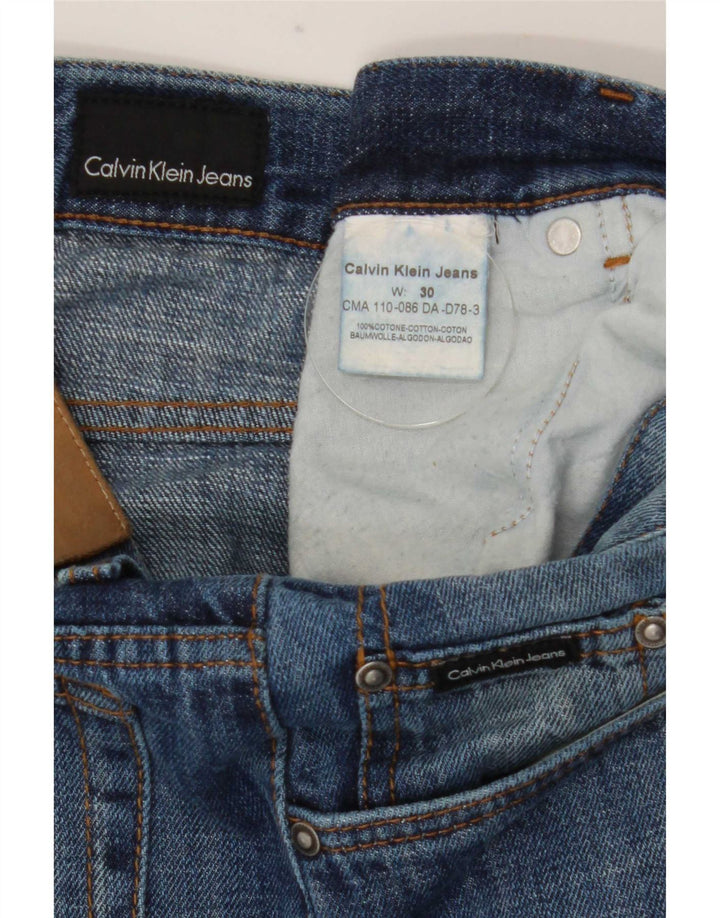 Calvin Klein Jean droit homme W30 L31 bleu coton