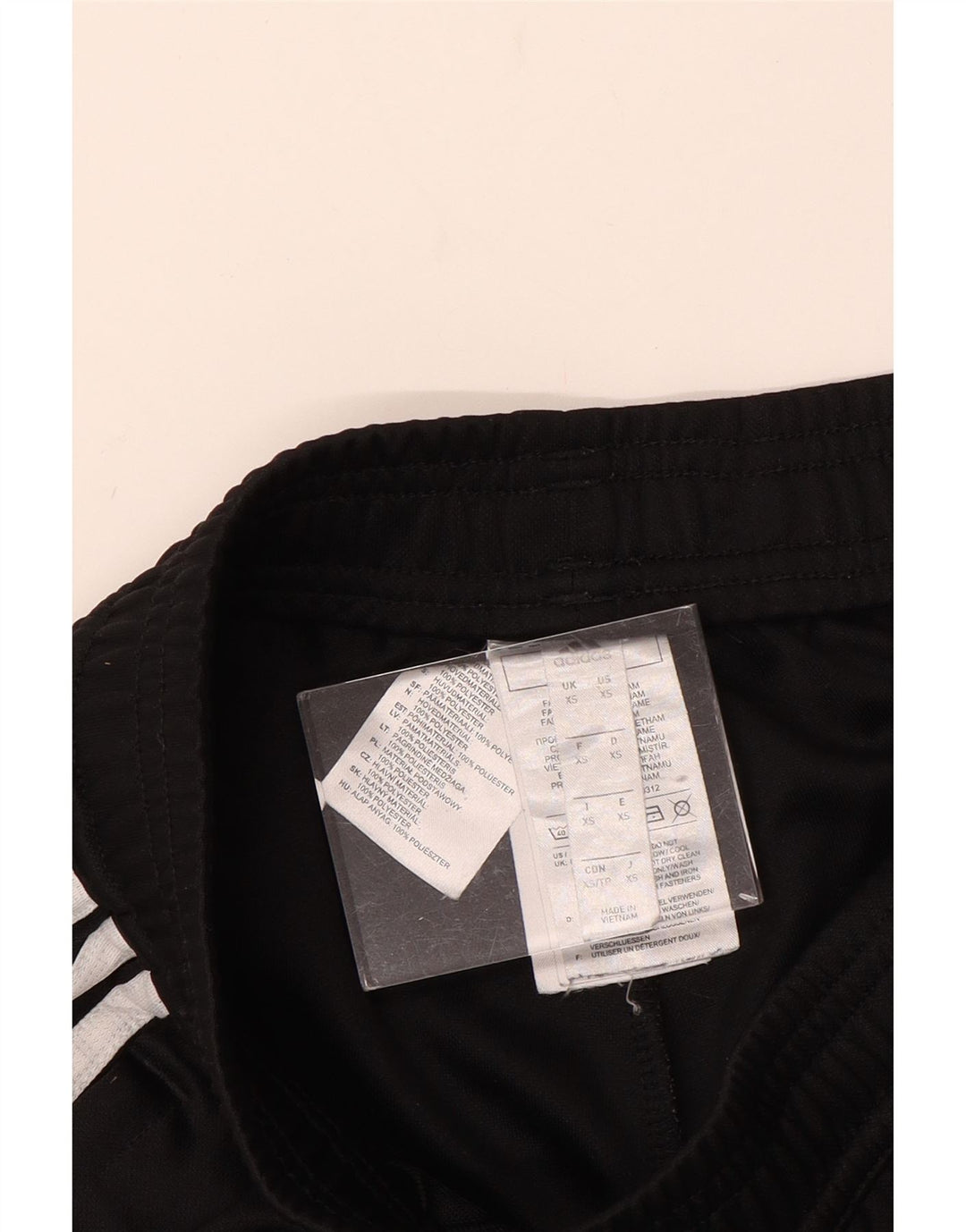 ADIDAS Pantalon de survêtement pour femme UK 6 XS Noir Polyester