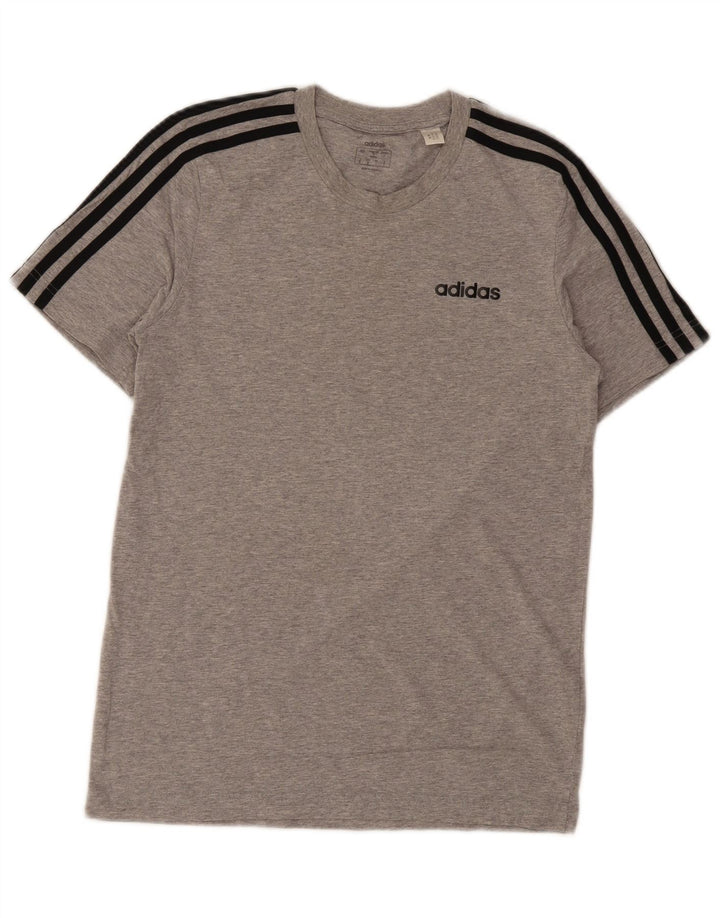 Adidas T-Shirt Homme Haut Petit Gris Coton