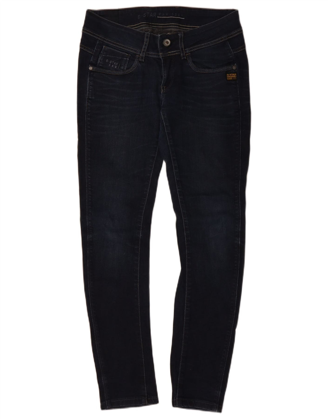 G-STAR Jean Skinny Femme W27 L30 Bleu Marine Coton