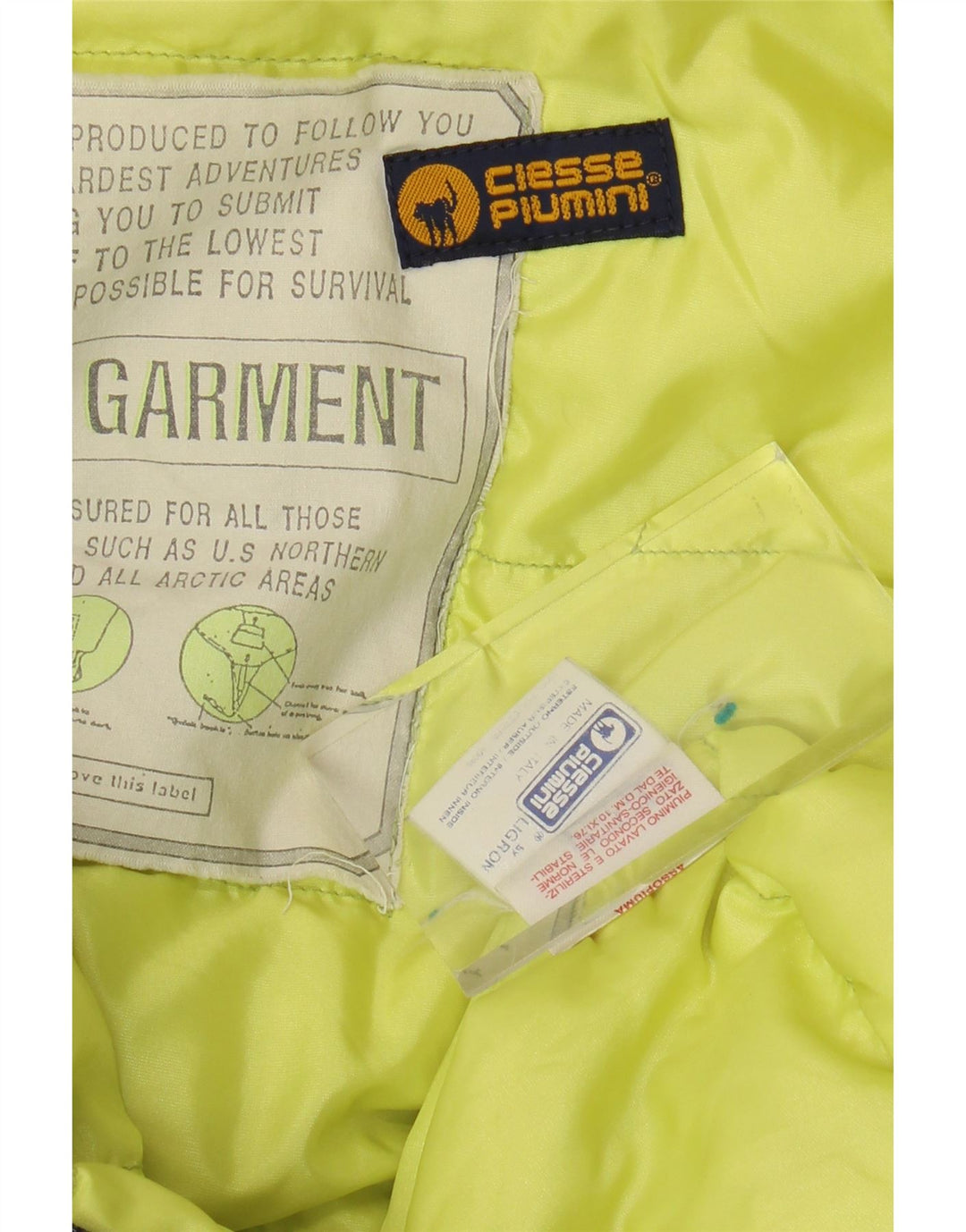 CIESSE PIUMINI Veste coupe-vent pour homme UK 42 XL Bleu marine Polyester