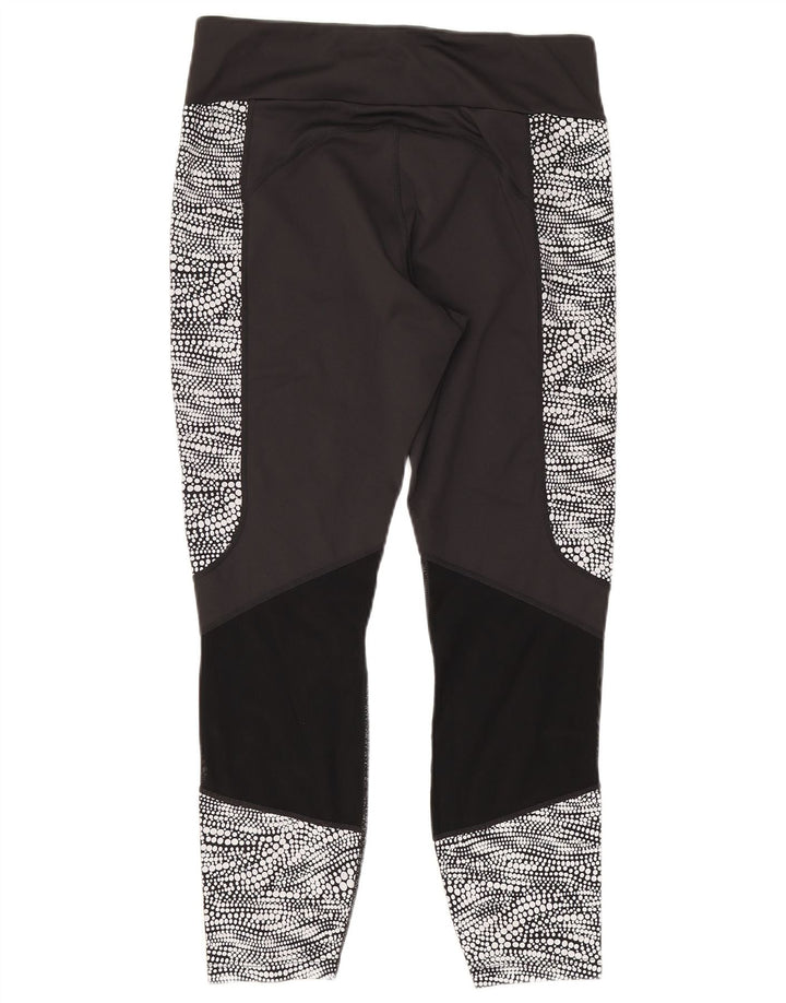 Mountain Warehouse Leggings Capri pour Femme UK 44 Medium Noir Colorblock