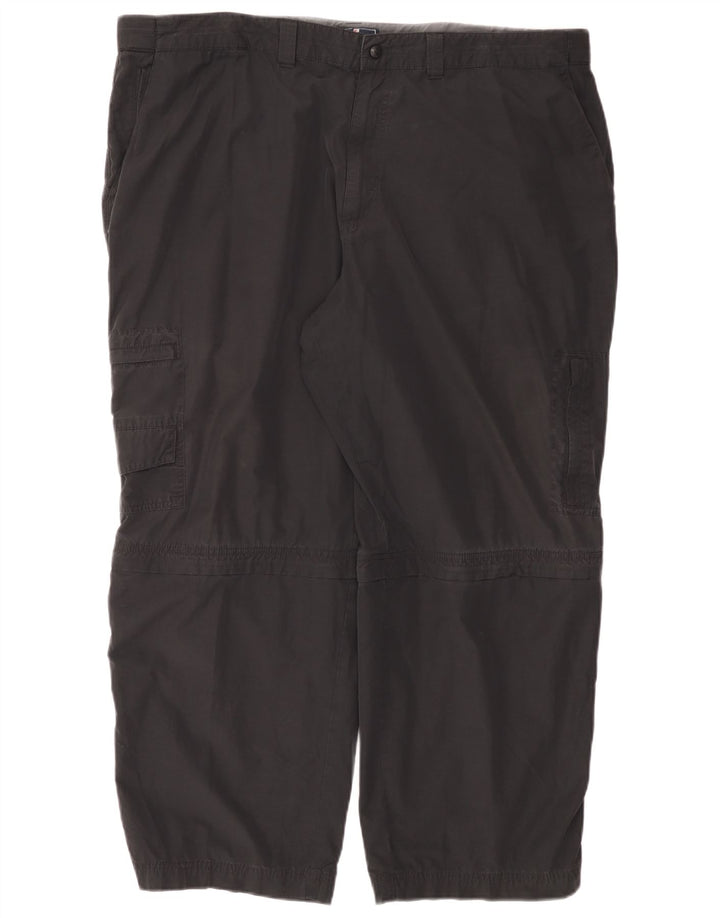 Marks & Spencer Pantalon cargo droit pour homme W44 L29 Noir Coton
