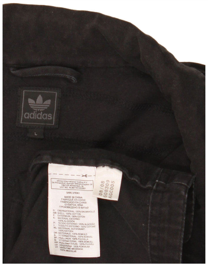 Adidas Veste militaire pour homme UK 40 Grand coton noir