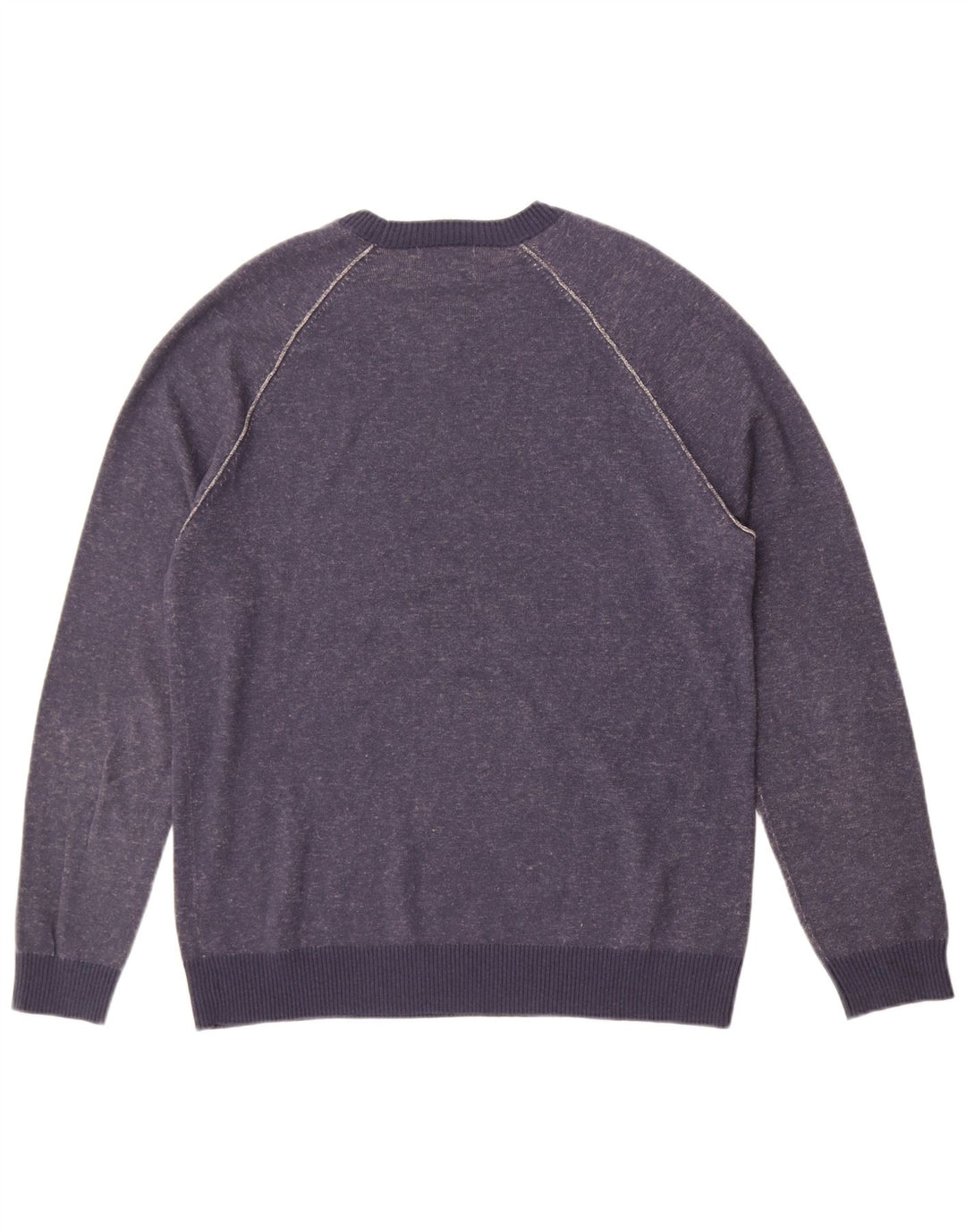 White Stuff Pull à col rond pour homme en coton bleu marine Taille L