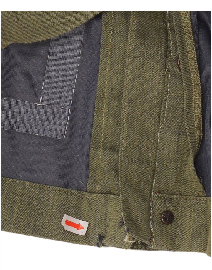 Timberland Veste imperméable à capuche pour homme UK 46 3XL Kaki