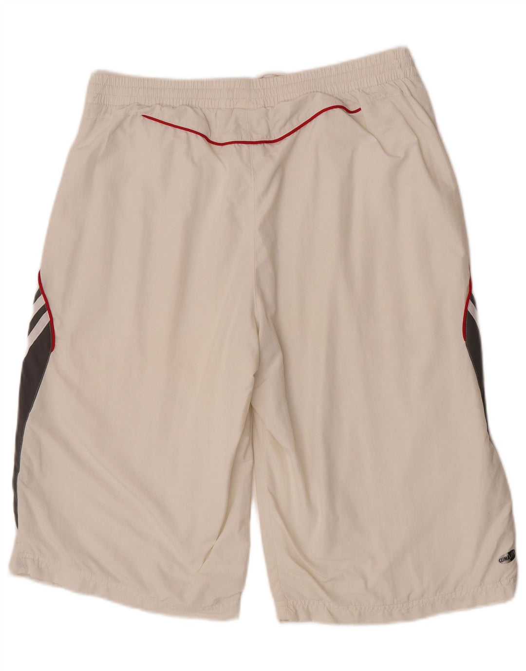 Adidas Short de sport Climalite pour homme, grand, blanc, color block, polyester
