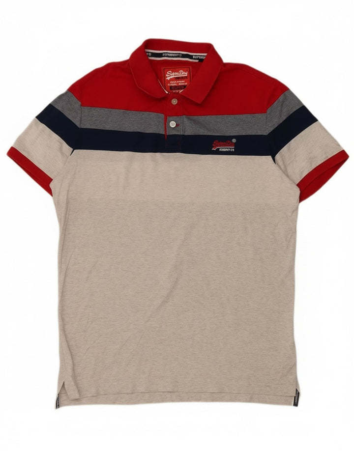 Superdry Polo XL Homme Multicolore Colourblock Cotton