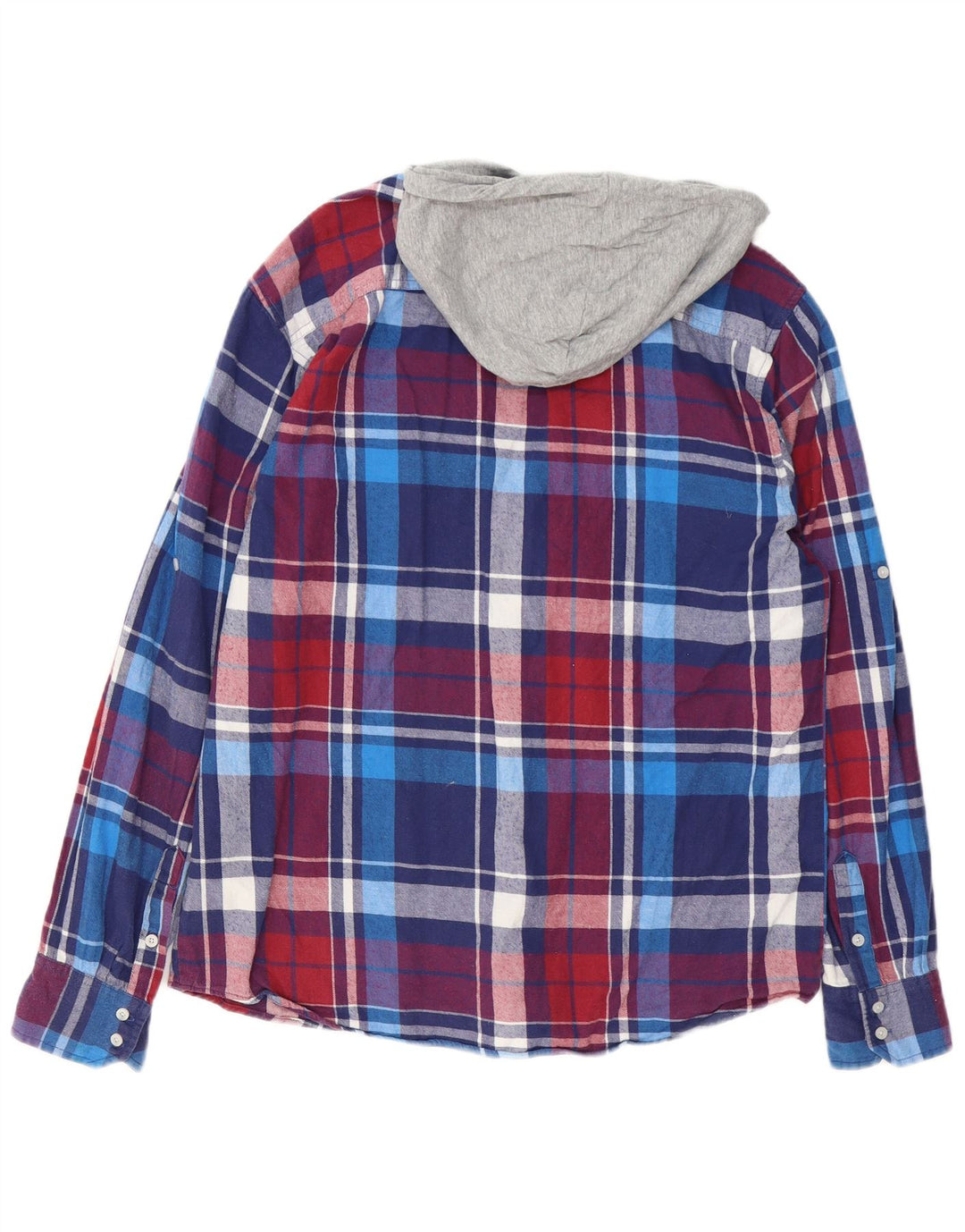 Quiksilver Chemise à capuche en flanelle pour homme, grands carreaux multicolores