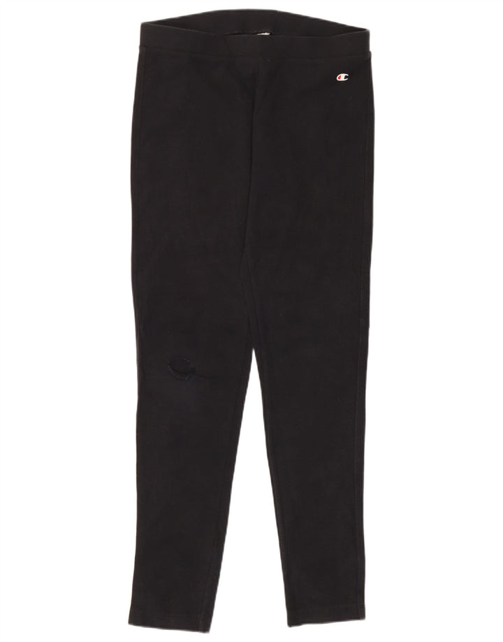 Champion Leggings Femme UK 12 Moyen Noir