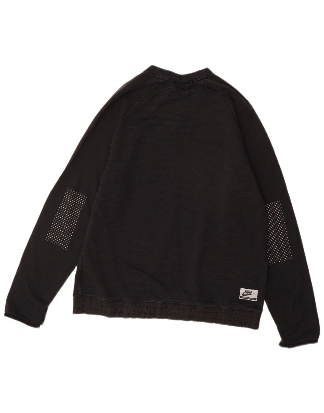 NIKE Pull-over pour hommes en coton rayé noir grand