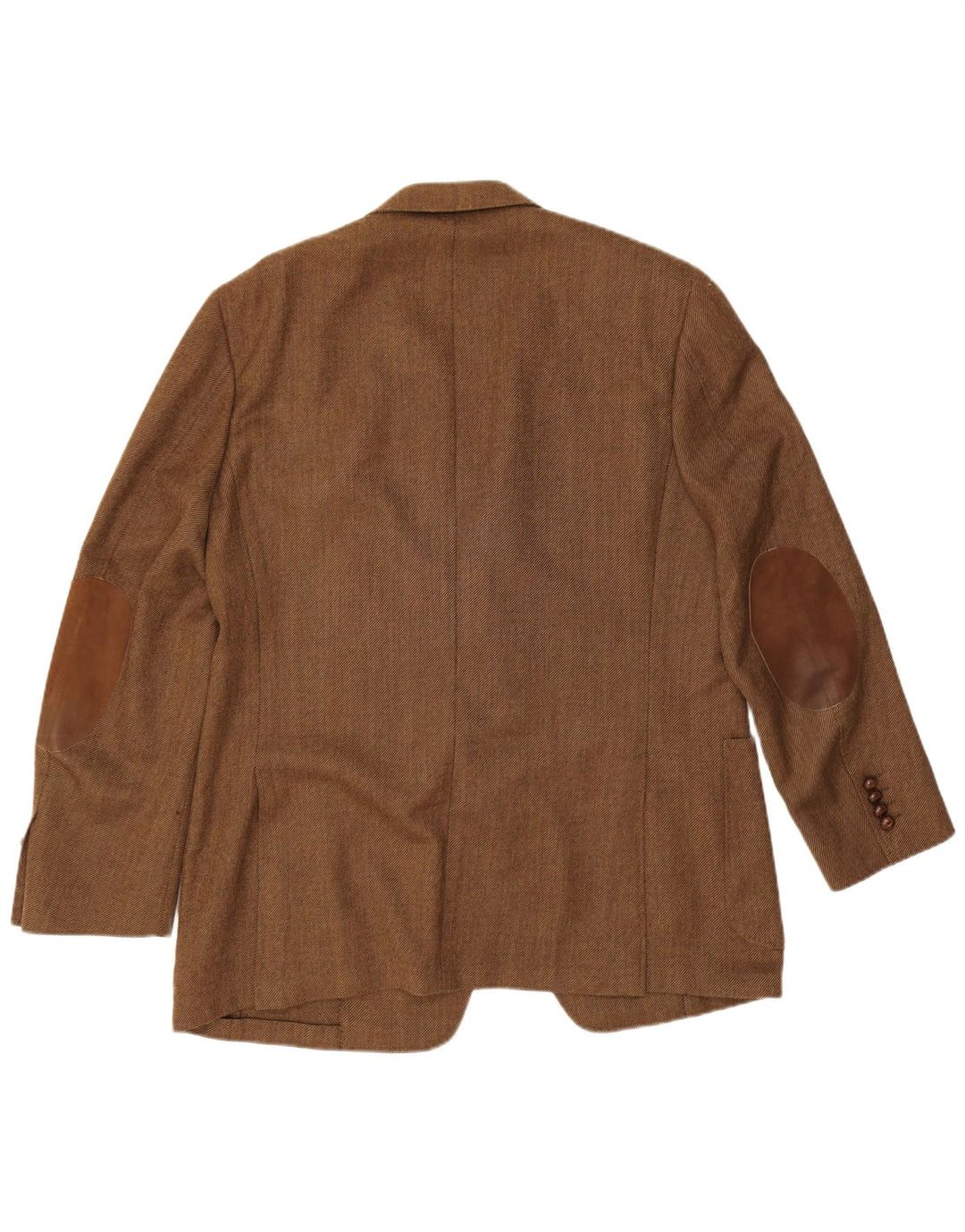 Canali Veste Blazer 3 Boutons Homme IT 54 2XL Marron Laine Vierge