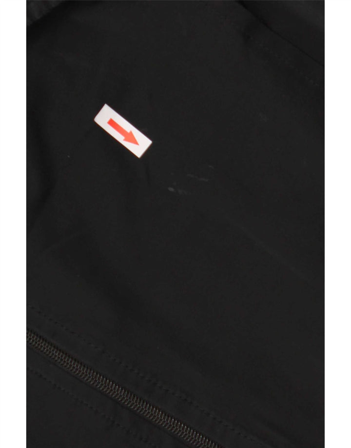 Hugo Boss Robe droite à manches longues pour femme UK 10 Petit Noir Polyester