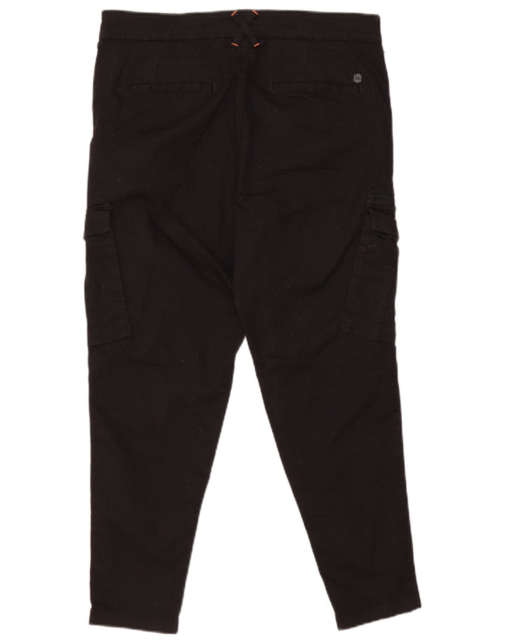JACK & JONES Pantalon Cargo Cargo Homme W34 L26 Noir Coton