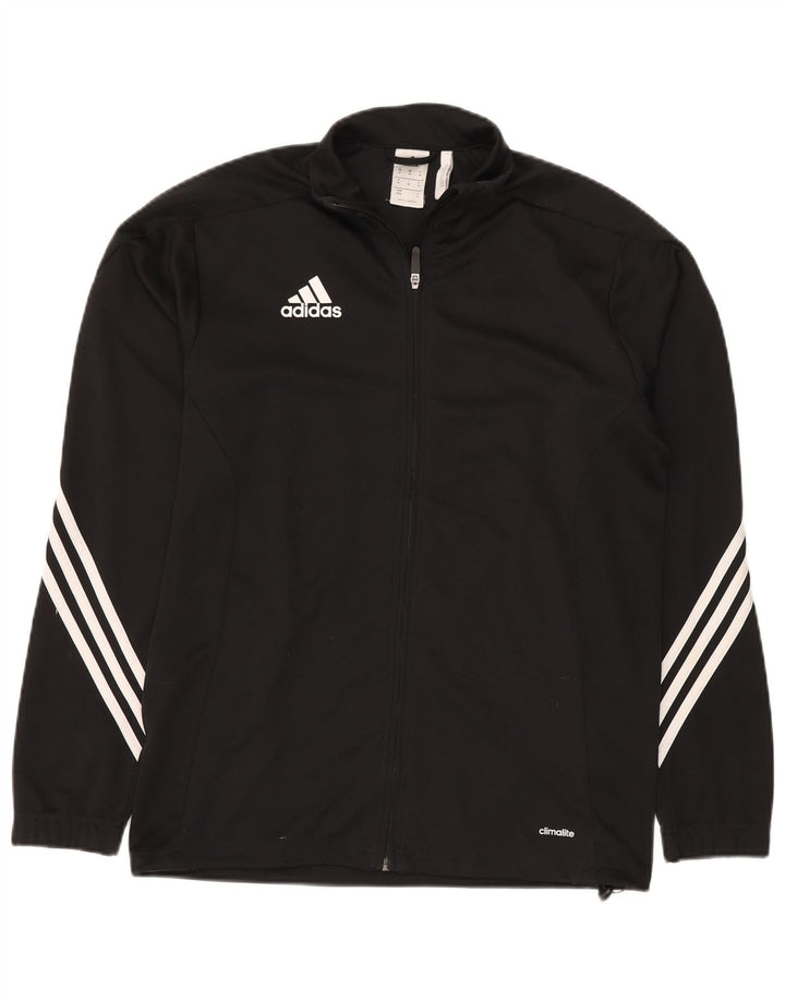 ADIDAS Veste de survêtement Climalite Homme Noir Moyen Polyester