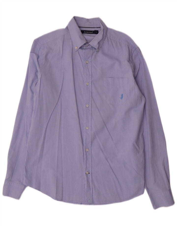 JECKERSON Chemise Homme Large Bleu Coton