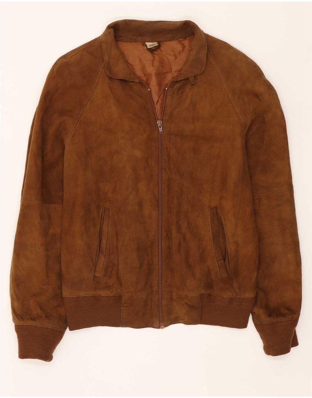 veste en daim homme vintage IT 48 Beige moyen