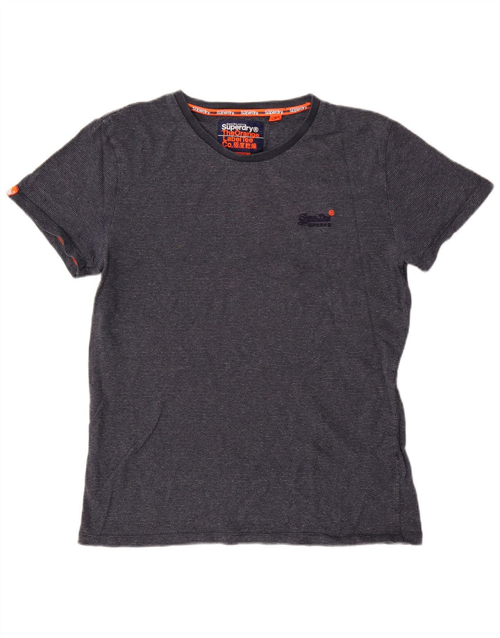 Superdry T-Shirt Homme Top Large Bleu Marine Coton
