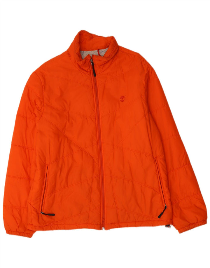 TIMBERLAND Veste matelassée pour homme UK 42 XL Orange Nylon