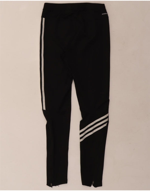 Adidas Femmes Aeroready Leggings UK 12 Moyen Noir Polyester