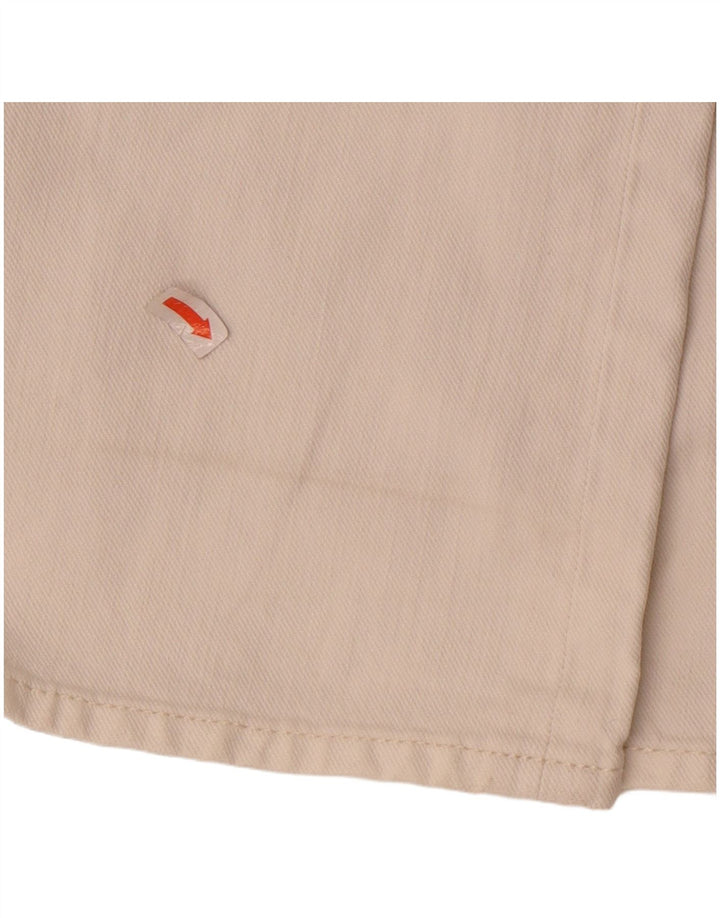 RALPH LAUREN Womens Straight Jeans W32 L31 White Cotton