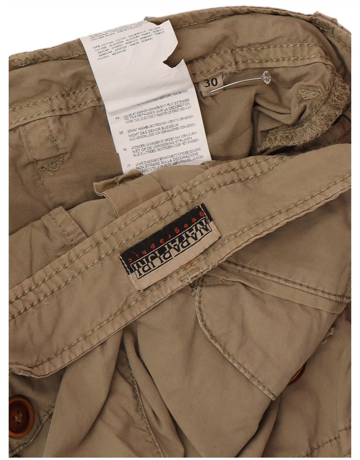 Napapijri Short Cargo W30 Homme Kaki Moyen Coton