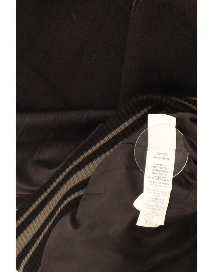 vintage Veste Varsity Homme UK 42 XL Nylon Noir