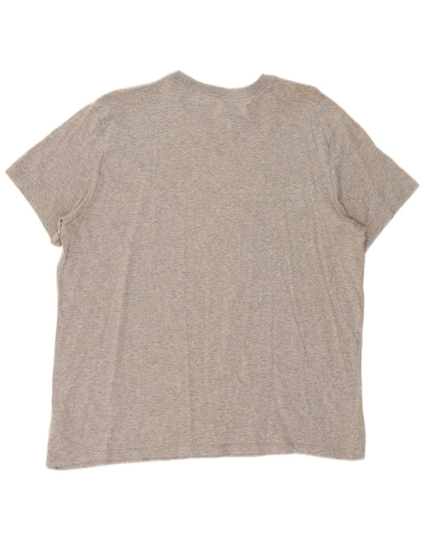 Nike T-Shirt Homme Top XL Gris Moucheté Coton