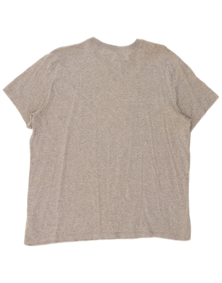 Nike T-Shirt Homme Top XL Gris Moucheté Coton