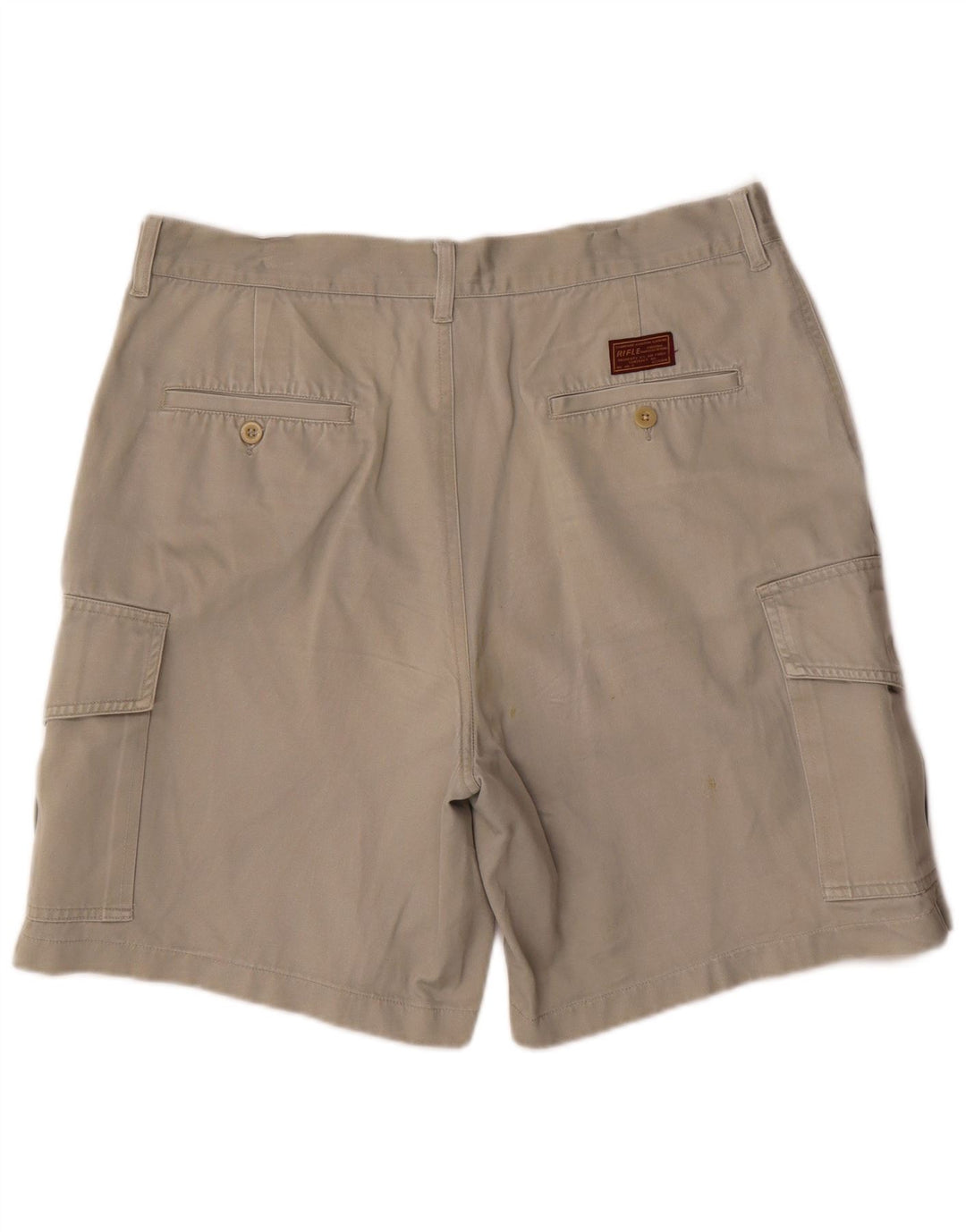 Rifle Short Cargo Homme W36 Grand Gris Coton