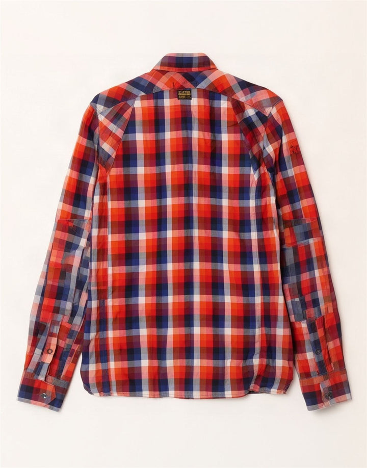 G-Star Chemise Homme Grand Carreau Multicolore Coton