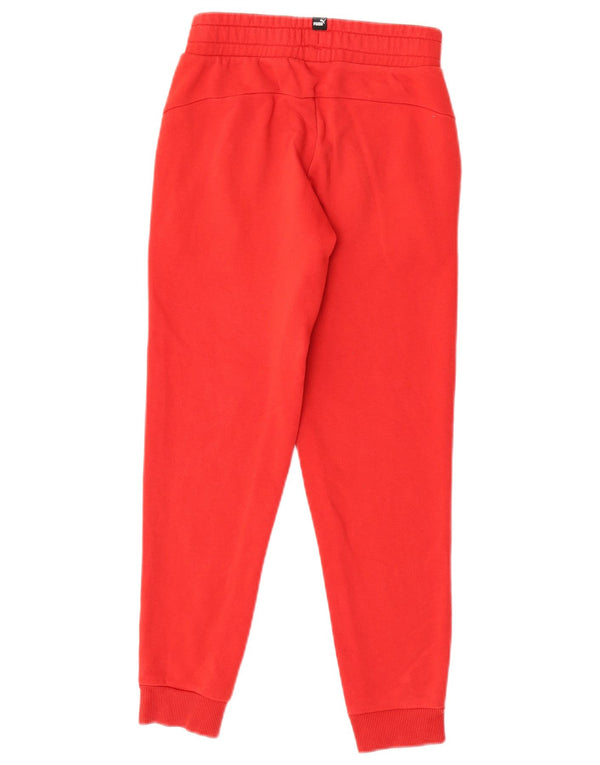 Puma Pantalon de Survêtement Fille 9-10 Ans Rouge Coton