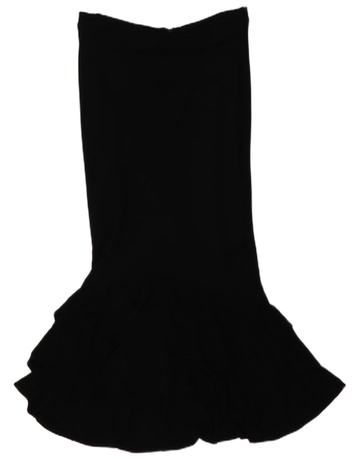Luisa Spagnoli Jupe à volants pour femme Medium W30 Noir