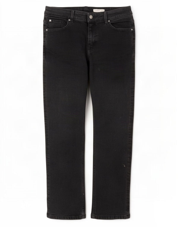 Marks & Spencer Jean droit The Sienna pour femme UK 14 Large W30 L30 Noir