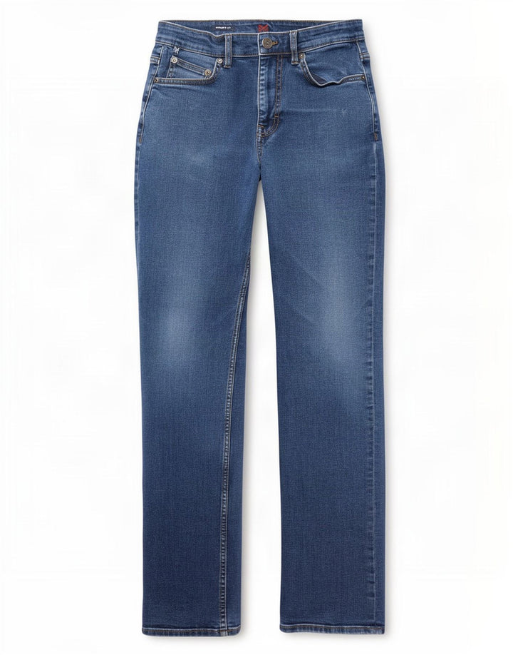 Crew Clothing Jean droit femme W32 L30 bleu