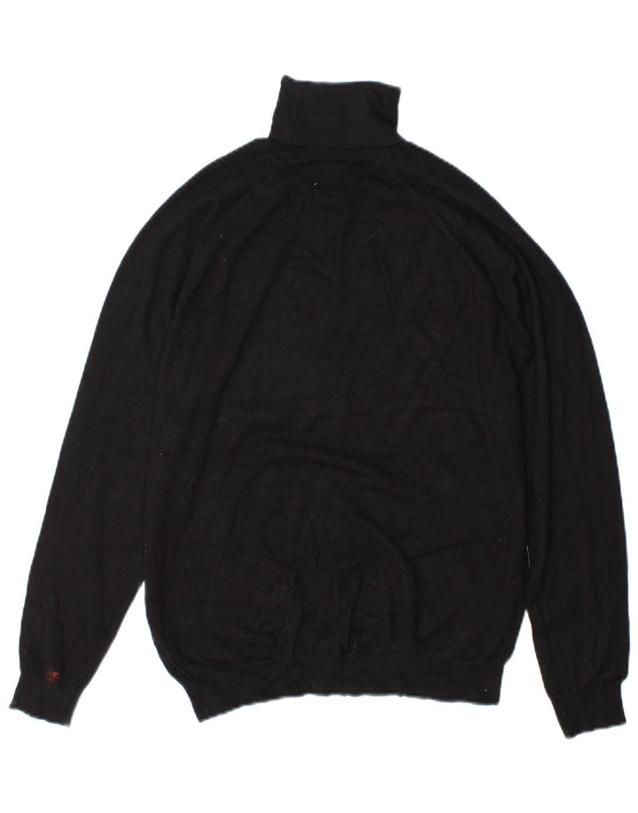 Zara Pull col roulé pour femme UK 10 Petit Noir