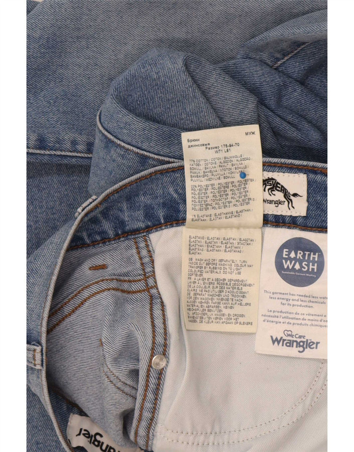 Wrangler Jean Larston Slim Homme W28 L32 Bleu Coton