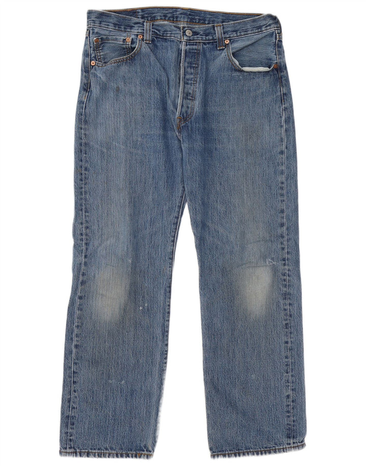 Levi's Jean Droit 501 Homme Bleu W36 L30 Coton