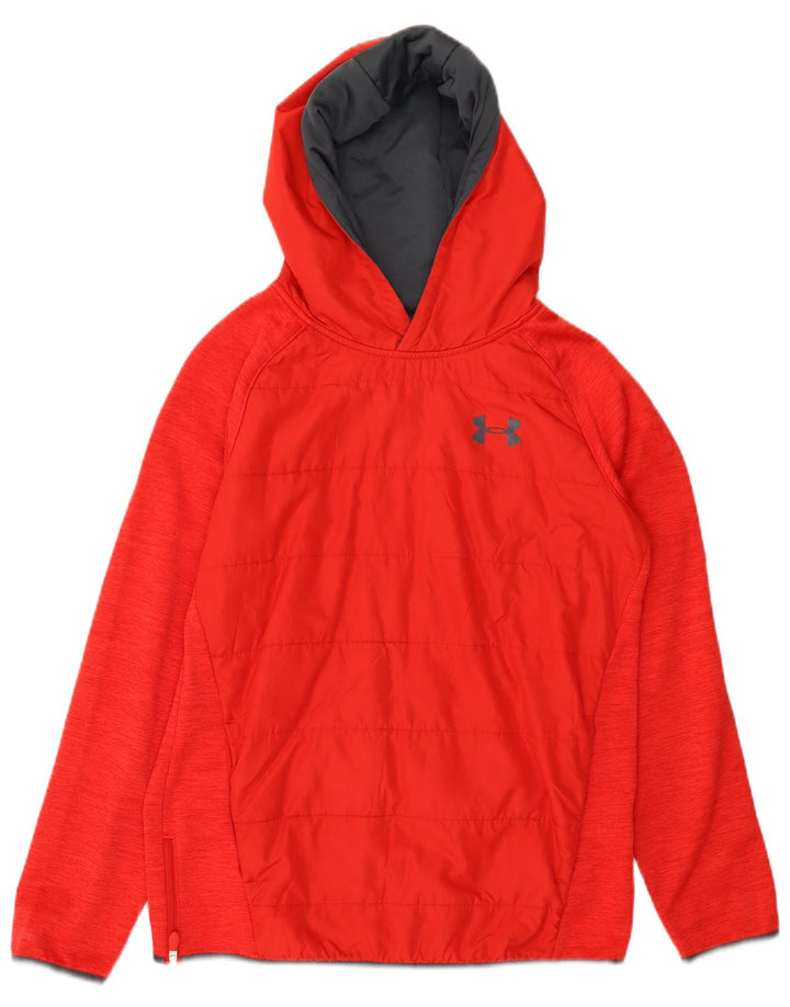 UNDER ARMOUR Pull à capuche garçon 13-14 ans XL Rouge Polyester