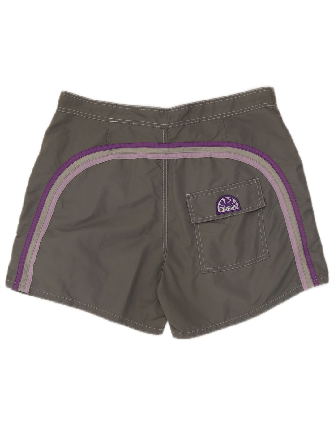 Sundek Short de Bain Homme Nylon Gris Moyen