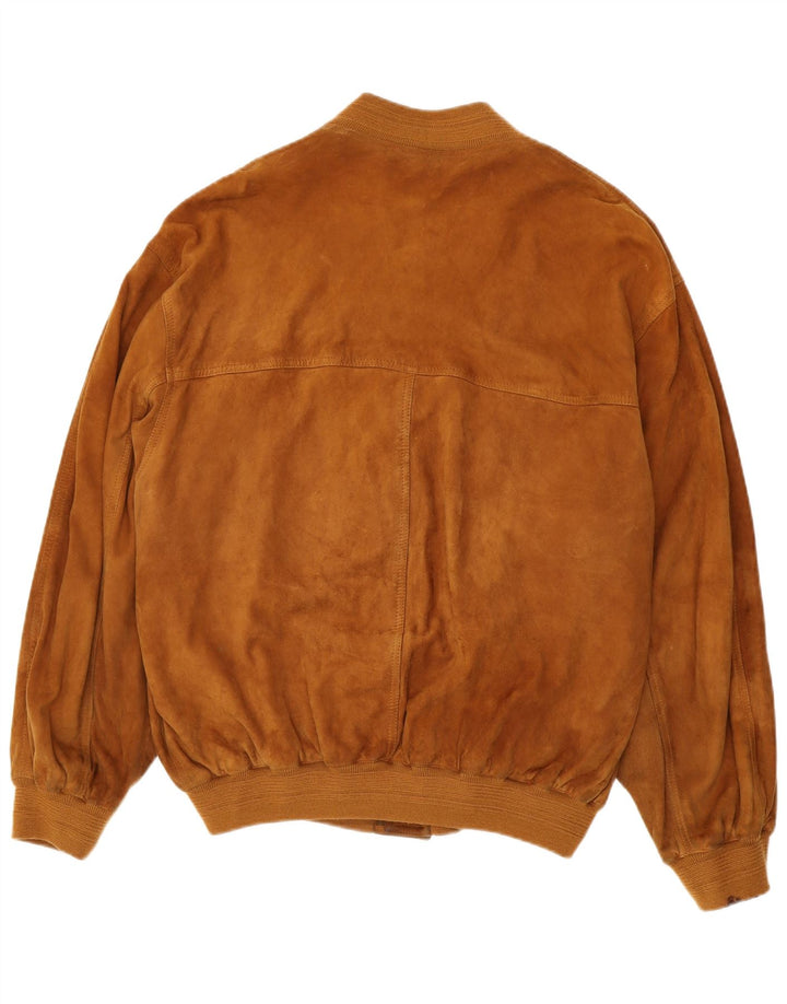 Maxi Milian Veste Bomber En Daim Pour Homme IT 58 4XL Marron