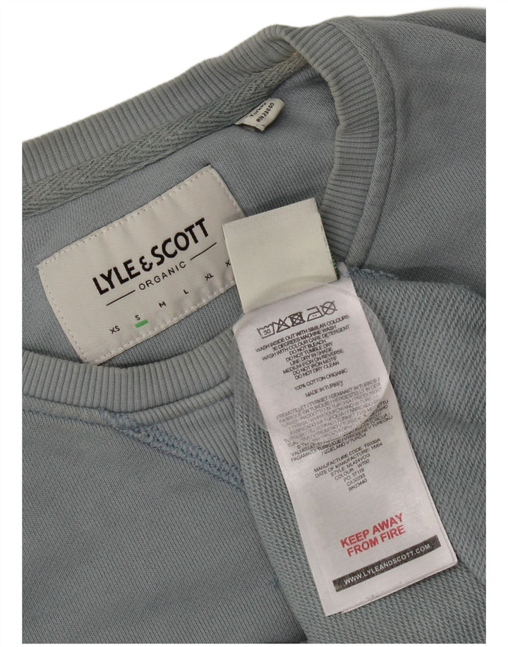 Lyle & Scott Sweat-shirt pour homme en coton bleu petit