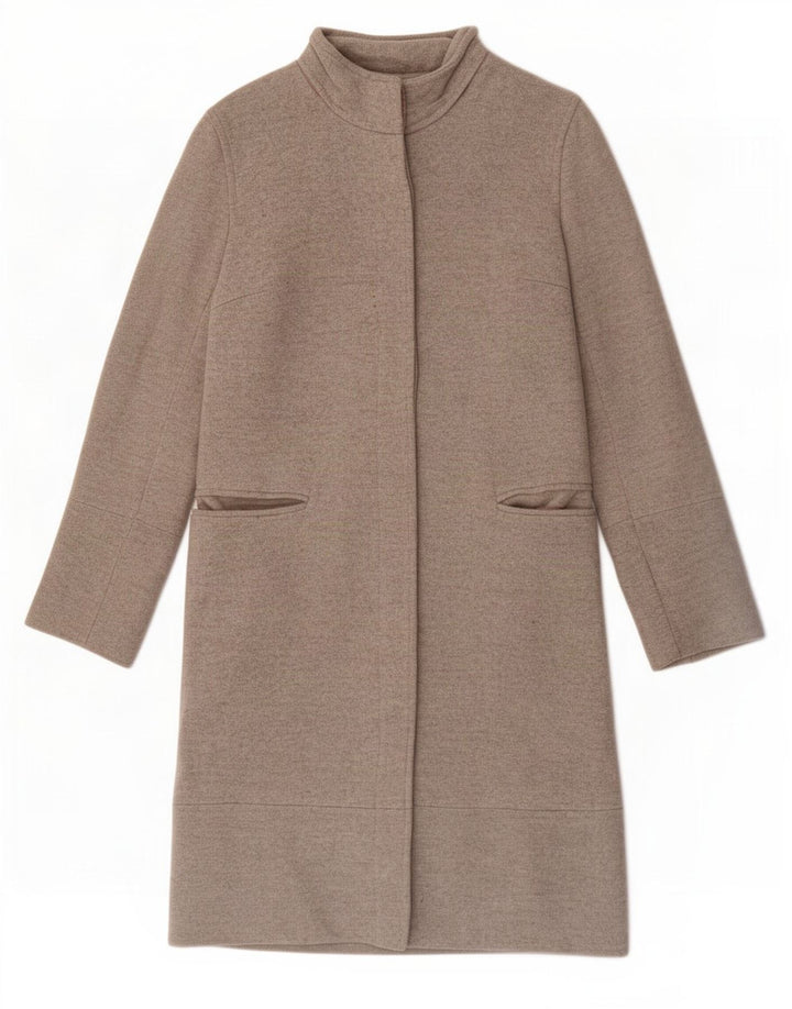 Oasis Manteau Femme UK 8 Petite Laine Grise