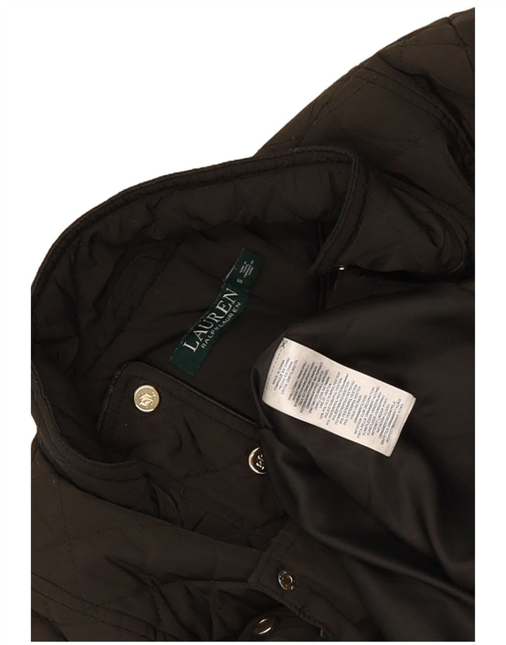 Ralph Lauren Veste matelassée pour femme UK 10 Petit polyéthylène kaki